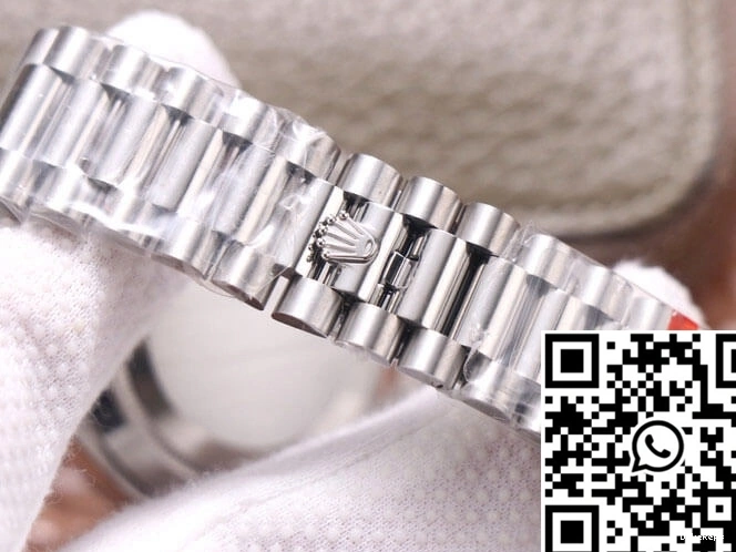 Day-Date M228349RBR-0001 Factory EW Rolex Dial Diamond Silver 0328